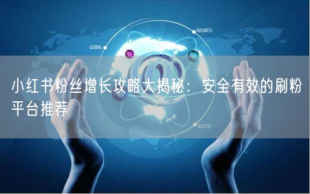 小红书粉丝增长攻略大揭秘：安全有效的刷粉平台推荐