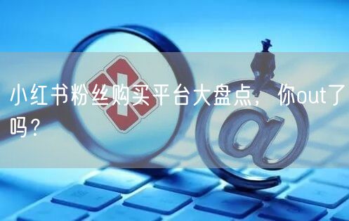 小红书粉丝购买平台大盘点，你out了吗？
