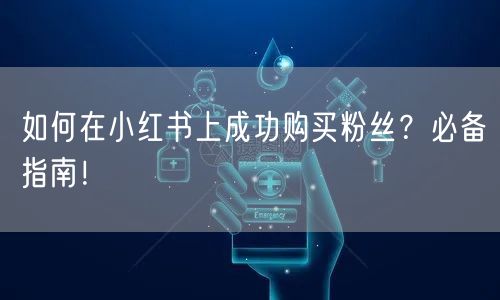如何在小红书上成功购买粉丝？必备指南！