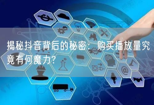 揭秘抖音背后的秘密：购买播放量究竟有何魔力？