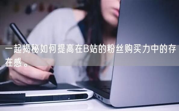 一起揭秘如何提高在B站的粉丝购买力中的存在感。