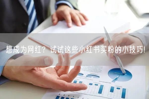 想成为网红？试试这些小红书买粉的小技巧!