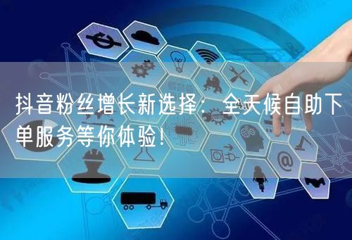 抖音粉丝增长新选择：全天候自助下单服务等你体验！