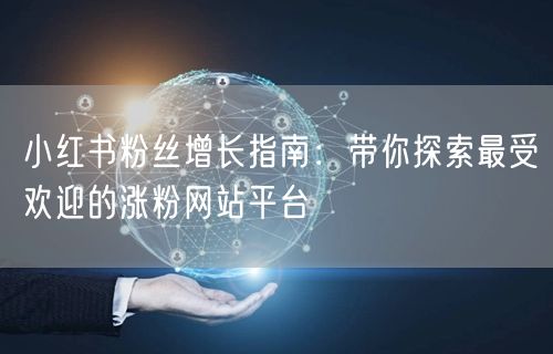 小红书粉丝增长指南：带你探索最受欢迎的涨粉网站平台