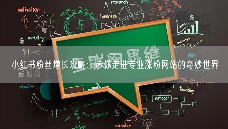 小红书粉丝增长攻略：带你走进专业涨粉网站的奇妙世界