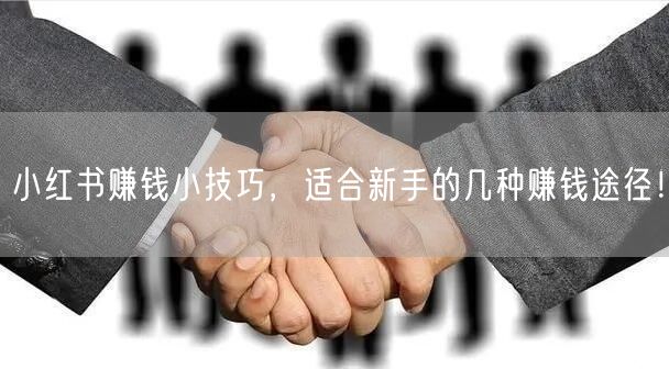 小红书赚钱小技巧，适合新手的几种赚钱途径！