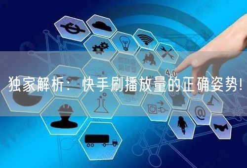 独家解析：快手刷播放量的正确姿势!